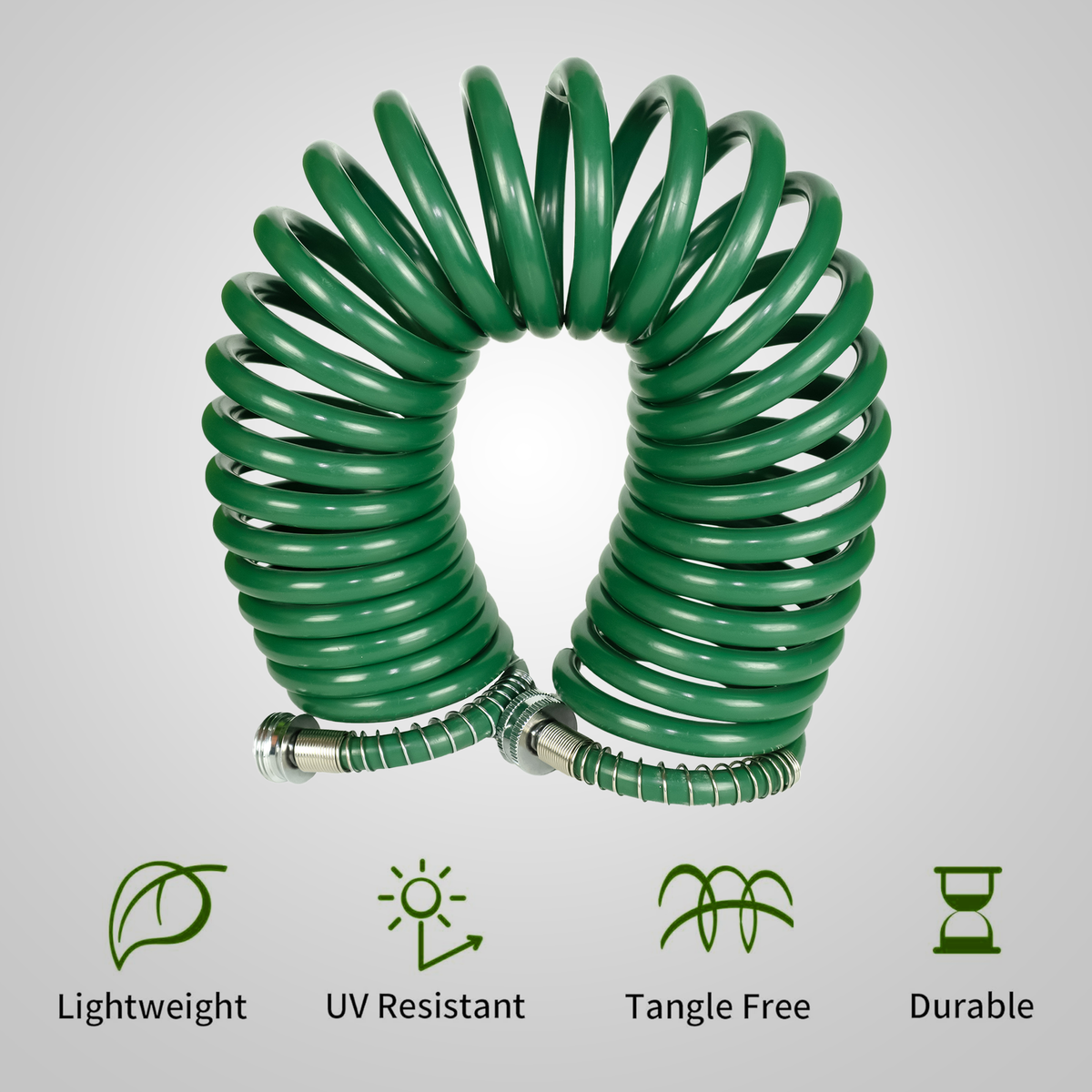 Avagard Recoil Water Hose 3/8" X 50' Green