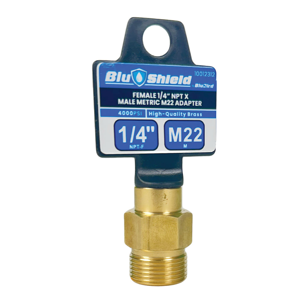 Male Metric x 1/4"