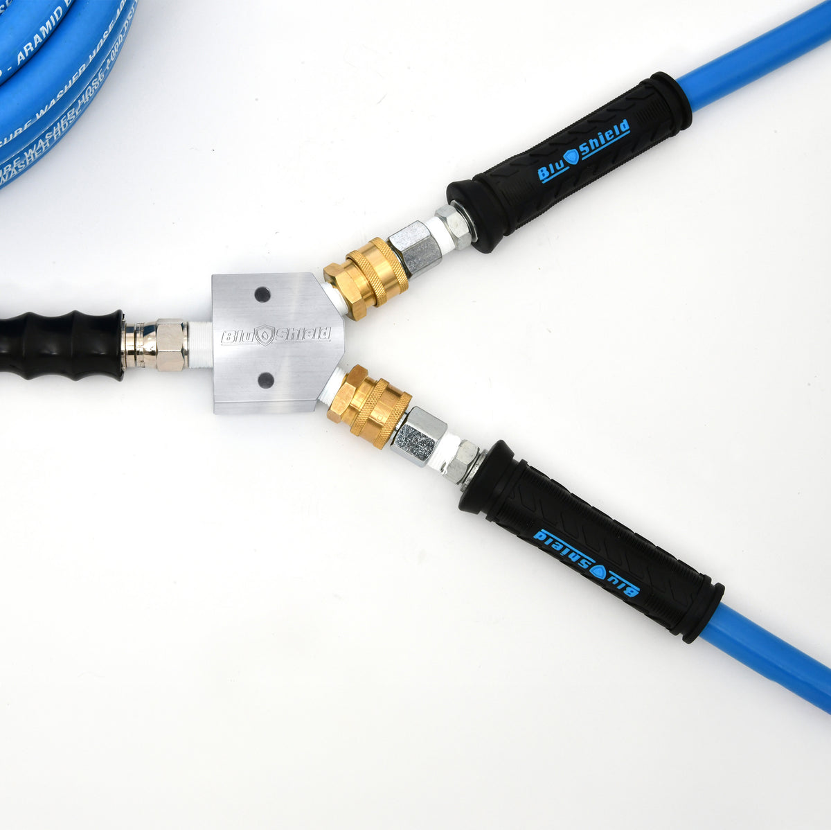 Blu Shield U-BLoX 3812 – High-Pressure 3/8” & 1/2” NPT Connection Kit | 6,000 PSI | ToughTek Hose