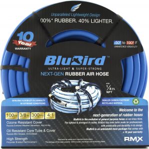 BluBird Rubber Air Hose 3/8" x 300'