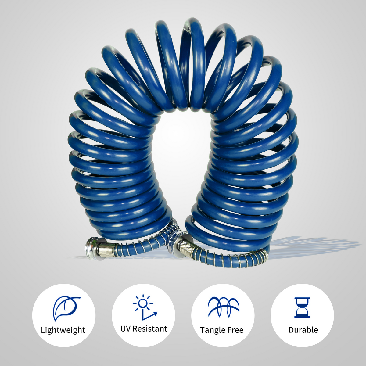 Avagard Recoil Water Hose 3/8" X 50' blue