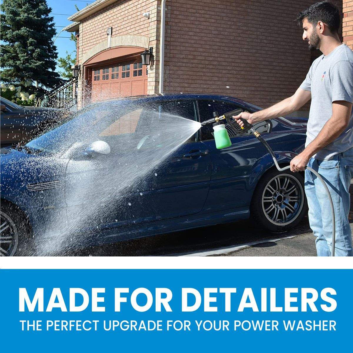 Blu Shield High Pressure Washer Gun with Quick Connect Coupler & Plug – 5000 PSI