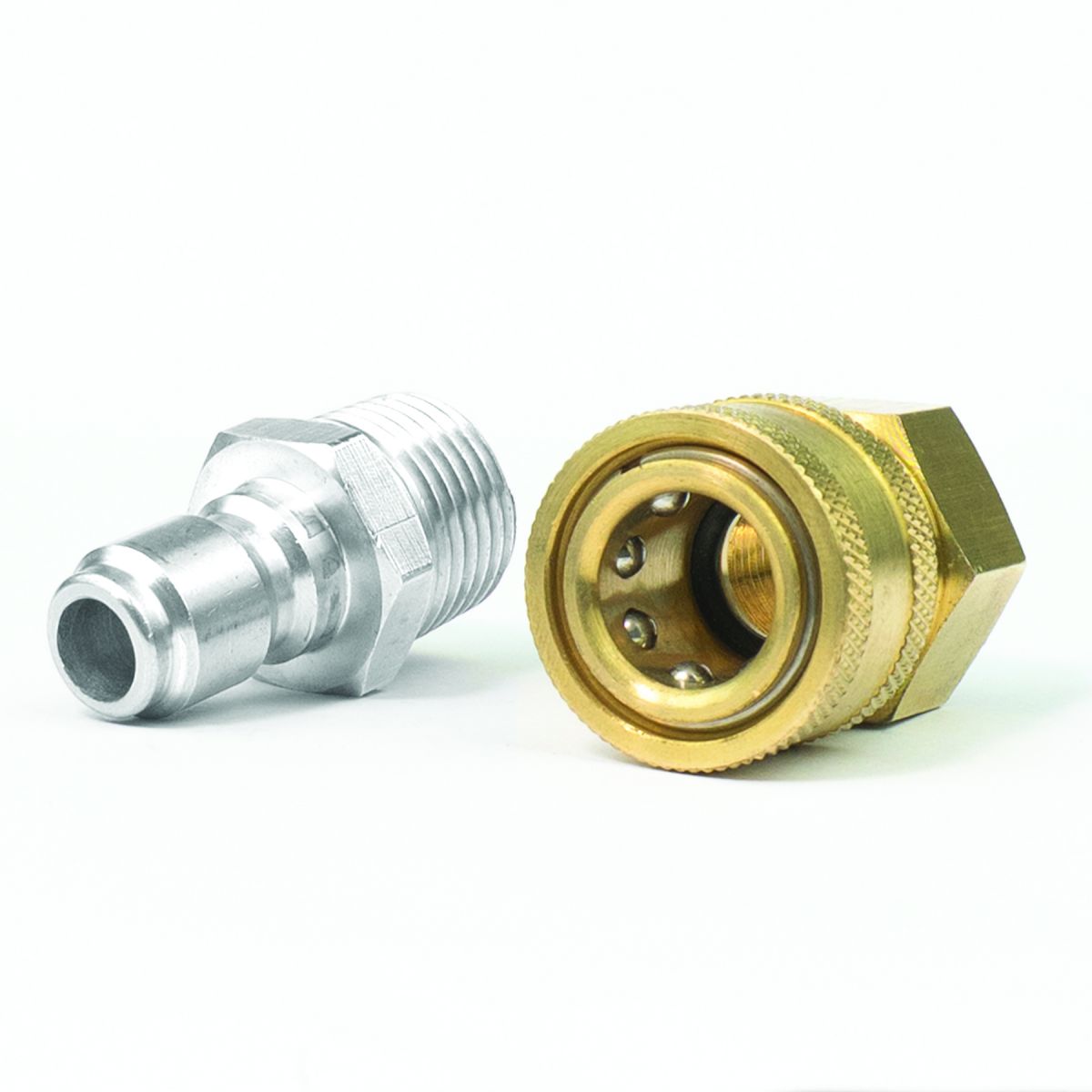 3/8" Quick Disconnect Male Plug X 3/8" Female Pipe Thread Pressure Washer Adapter