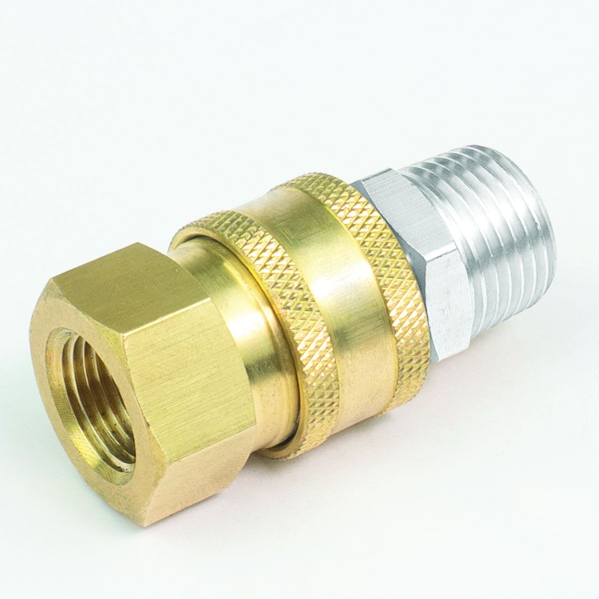 3/8" Quick Disconnect Male Plug X 3/8" Female Pipe Thread Pressure Washer Adapter