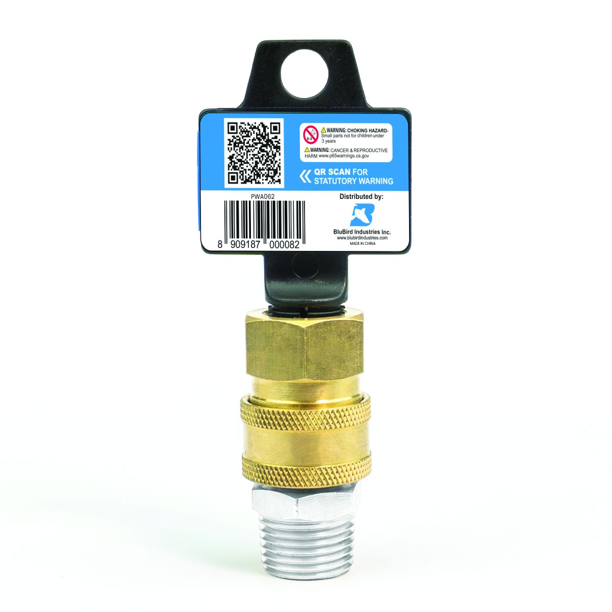 3/8" Quick Disconnect Male Plug X 3/8" Female Pipe Thread Pressure Washer Adapter