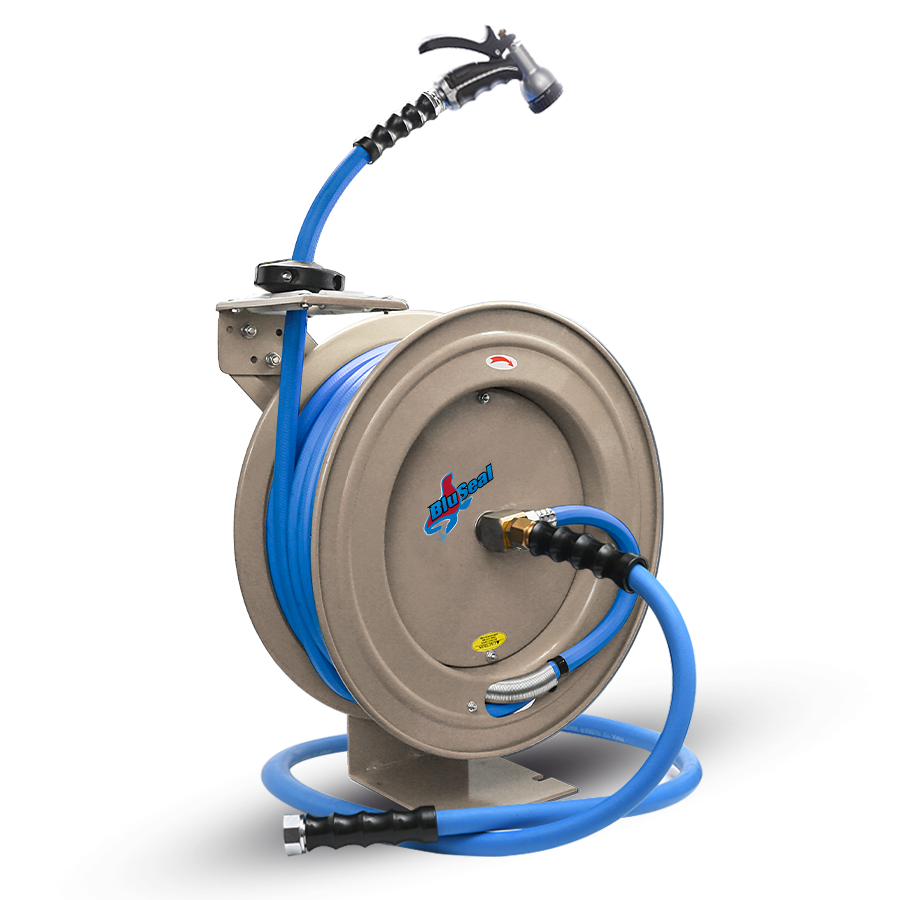 BluSeal Garden Hose Reel 3/4" x 50' grey
