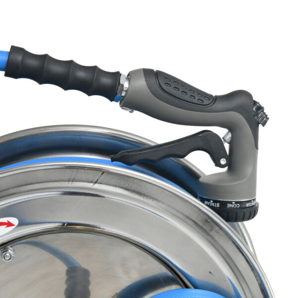 Stainless Steel Water Hose Reel 1/2" x 50'