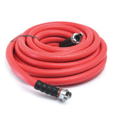 Tuyau de marteau-piqueur en caoutchouc 3/4" x 50' - Rouge