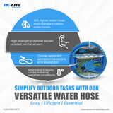 AG-Lite Heavy Duty Water Hose Reel Dual Arm Design Corrosion Resistant Steel