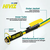 AG-Lite Hybrid Water Hose 3/4" X 15'-Yellow-Hiviz