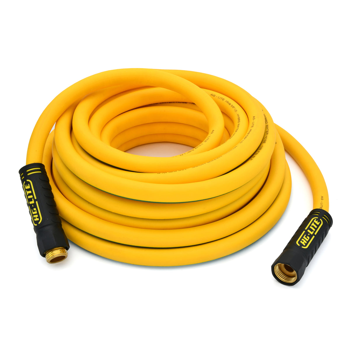 AG-Lite Hybrid Water Hose 5/8" X 25'-Yellow-Hiviz
