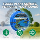 Ag-Lite 1" x 25' Heavy-Duty Rubber Water Hose