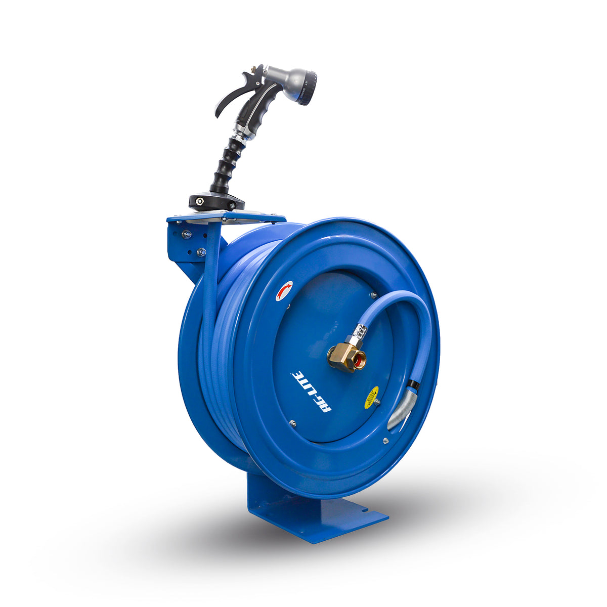 AG-Lite Rubber Water Hose Reel Heavy Duty Single Arm Assembly 1/2" x 50'