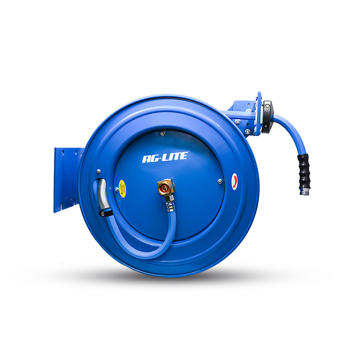 AG-Lite Rubber Water Hose Reel Heavy Duty Single Arm Assembly 1/2" x 50'