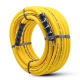 Avagard Hybrid Air Hose Assembly 1/4" Male-NPT, 300 PSI, Rubber/PVC Polymer