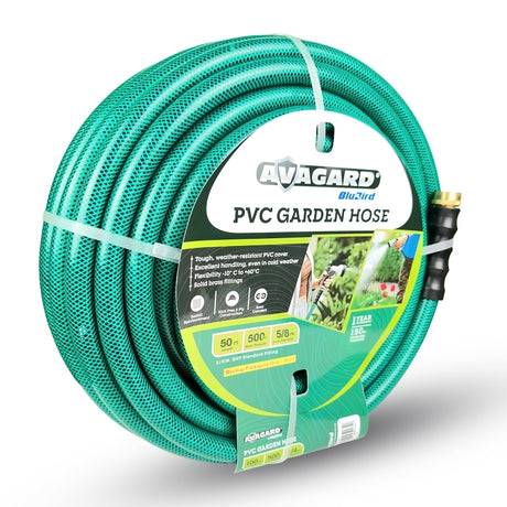 Avagard 5/8" PVC Hose  – 500 PSI, GHT Ends, Washer & Bend Restrictor