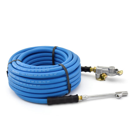 Rubber Air Hose 3/8 x 50 w/ Flee