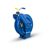 BluBird Air Hose Reel 3/8" Retractable Heavy Duty Steel Construction with Rubber Hose 300 PSI