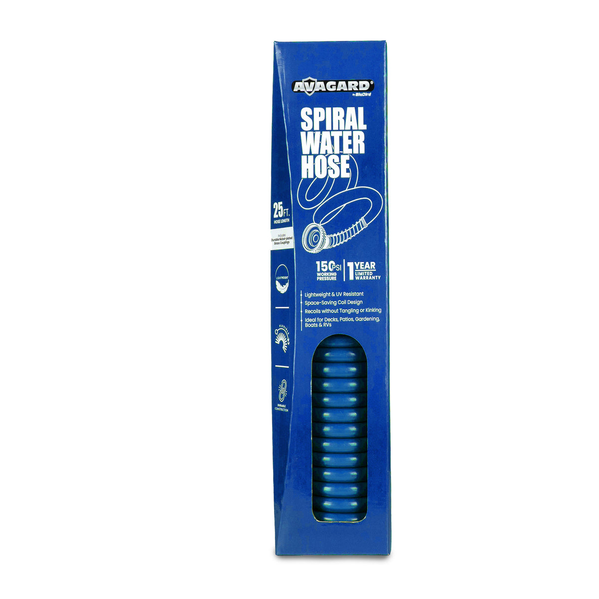 Avagard Recoil Water Hose 3/8" X 50' blue