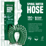 Avagard Recoil Water Hose 3/8" X 50' Green