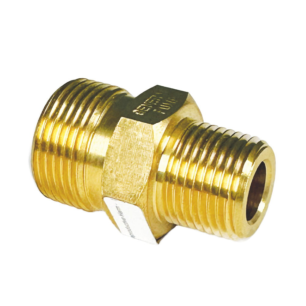 Male Metric x 3/8" Male Pipe