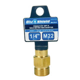 Male Metric x 1/4"