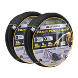 OilShield 3/4" Fuel Transfer Hose with MNPT Fittings for Gasoline, Diesel, Biodiesel and Kerosene