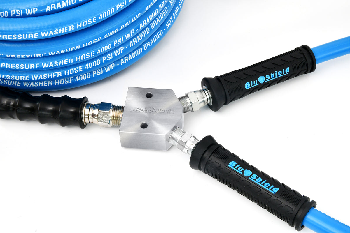 Blu Shield U-BLoX 3812 – High-Pressure 3/8” & 1/2” NPT Connection Kit | 6,000 PSI | ToughTek Hose