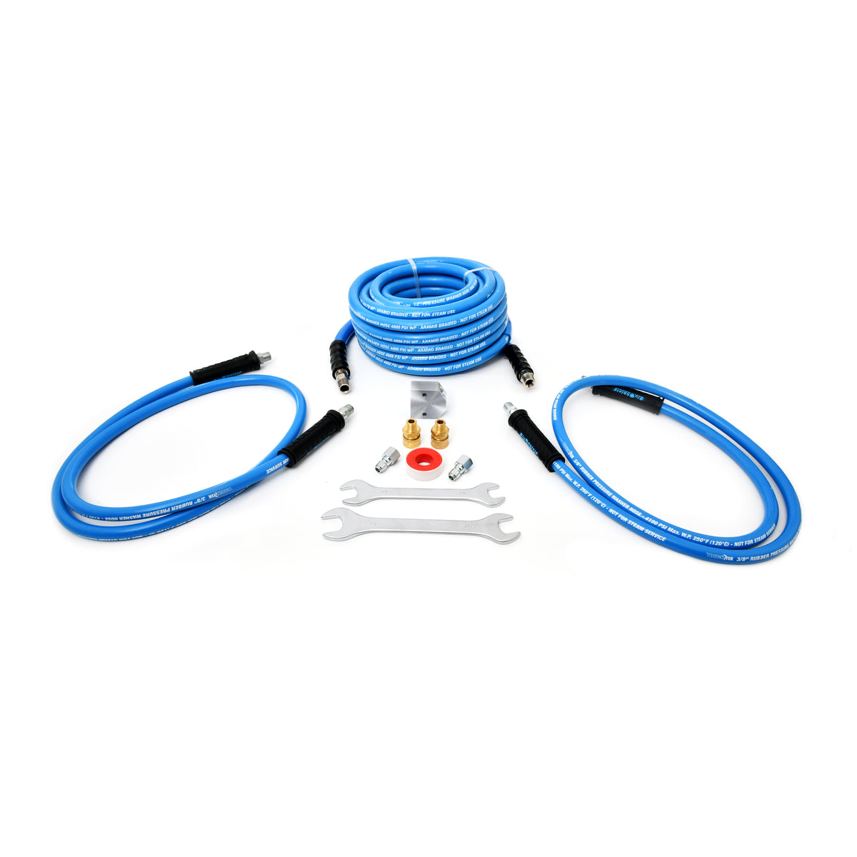 Blu Shield U-BLoX 3812 – High-Pressure 3/8” & 1/2” NPT Connection Kit | 6,000 PSI | ToughTek Hose