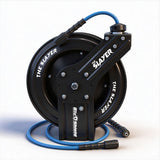 Blu Shield The Slayer Hybrid Pressure Washing Hose Reel 1/4" X 50'-Blue
