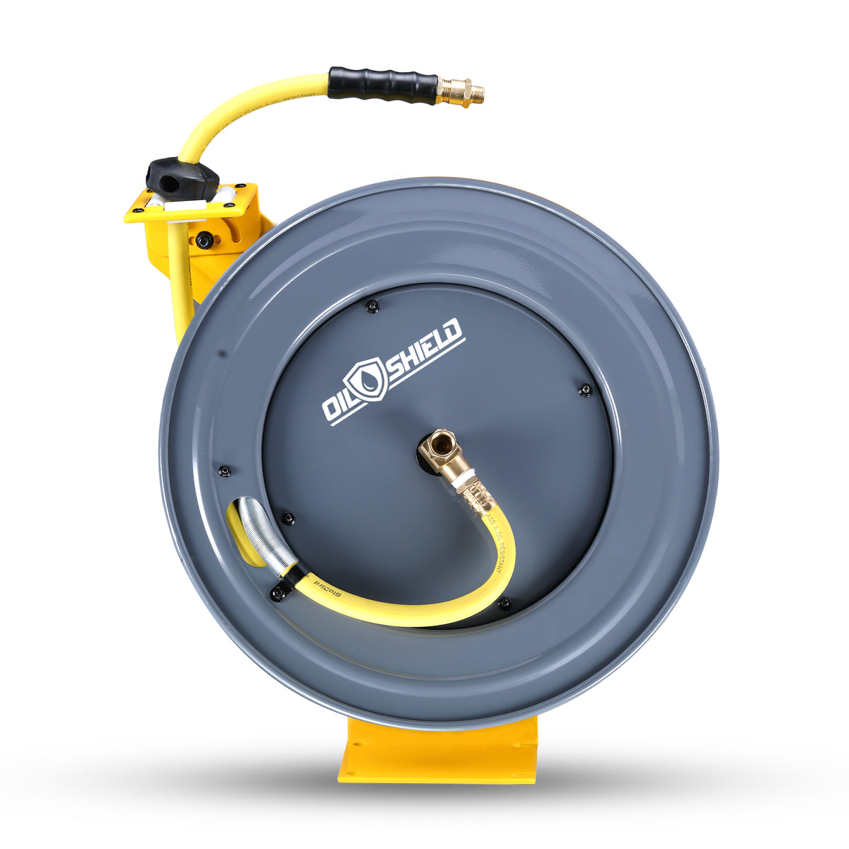 OilShield 3/8" x 100' Rubber Air Hose Reel