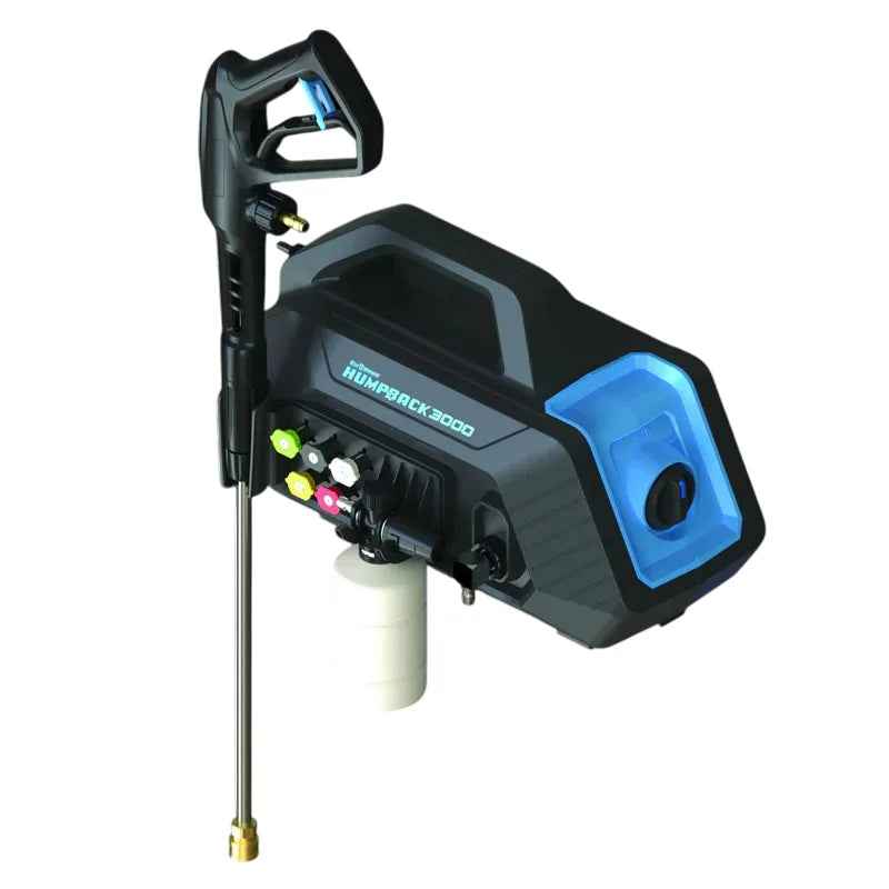 Blu Shield HumpBack Pressure Washer System 3000 PSI | Portable Wall Mount Unit
