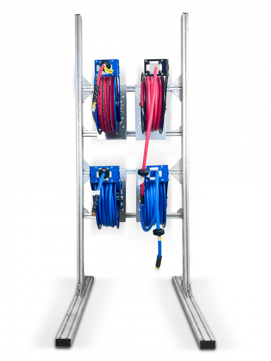 Aluminium Reel Stand - 4 Reels