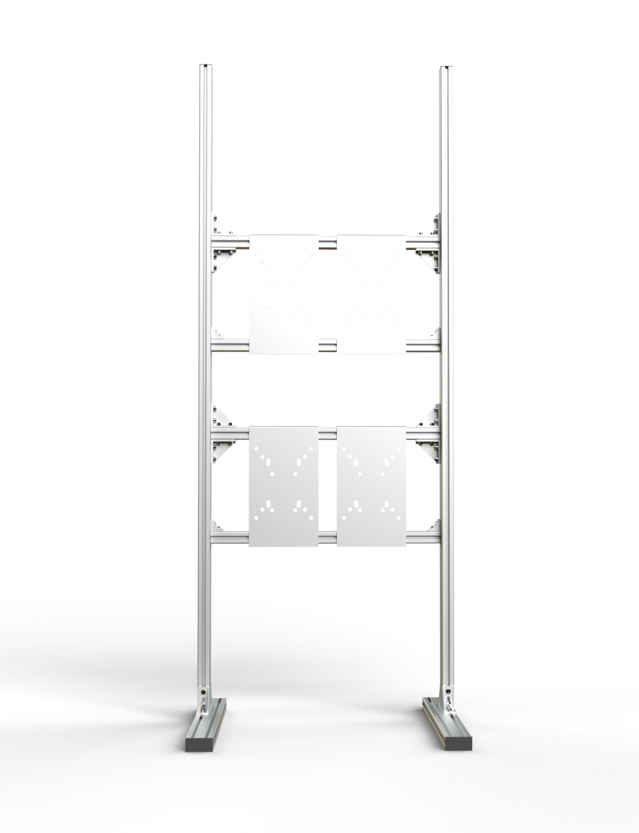 Aluminium Reel Stand - 4 Reels