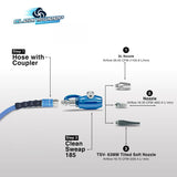 Clean Sweep CS185-2 Mini Air Blow Gun Kit (2L+TSV)
