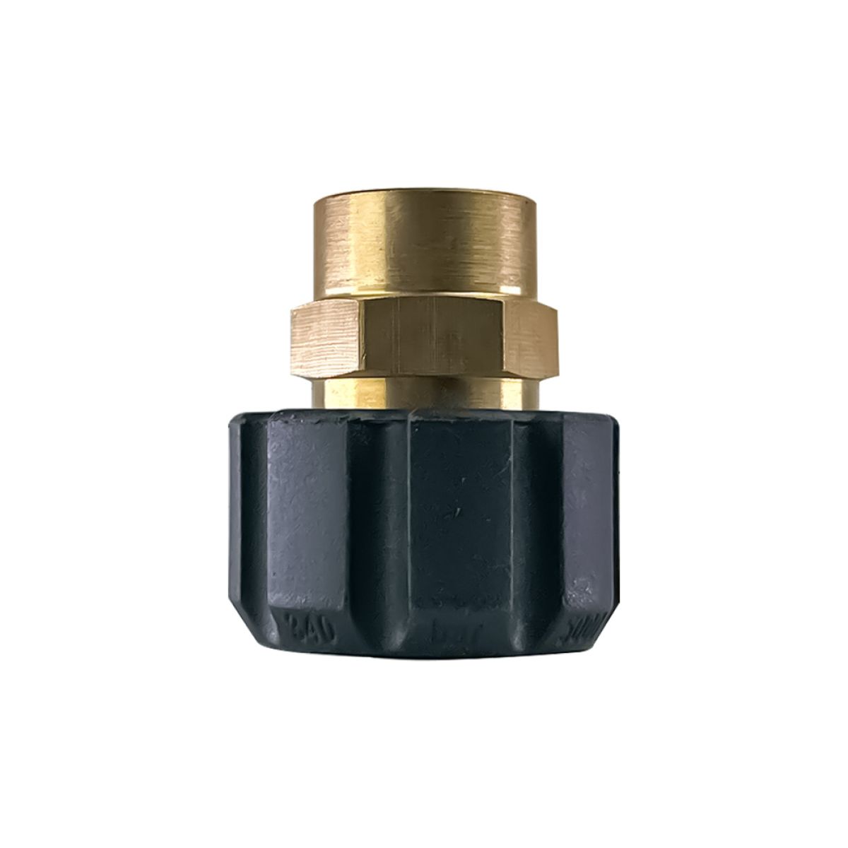 Blu Shield 3/8" Female Pipe Thread X Female Metric Pressure Washer Adapter