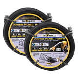 OilShield 1" Rubber Farm Fuel Transfer Hose with Static Wire