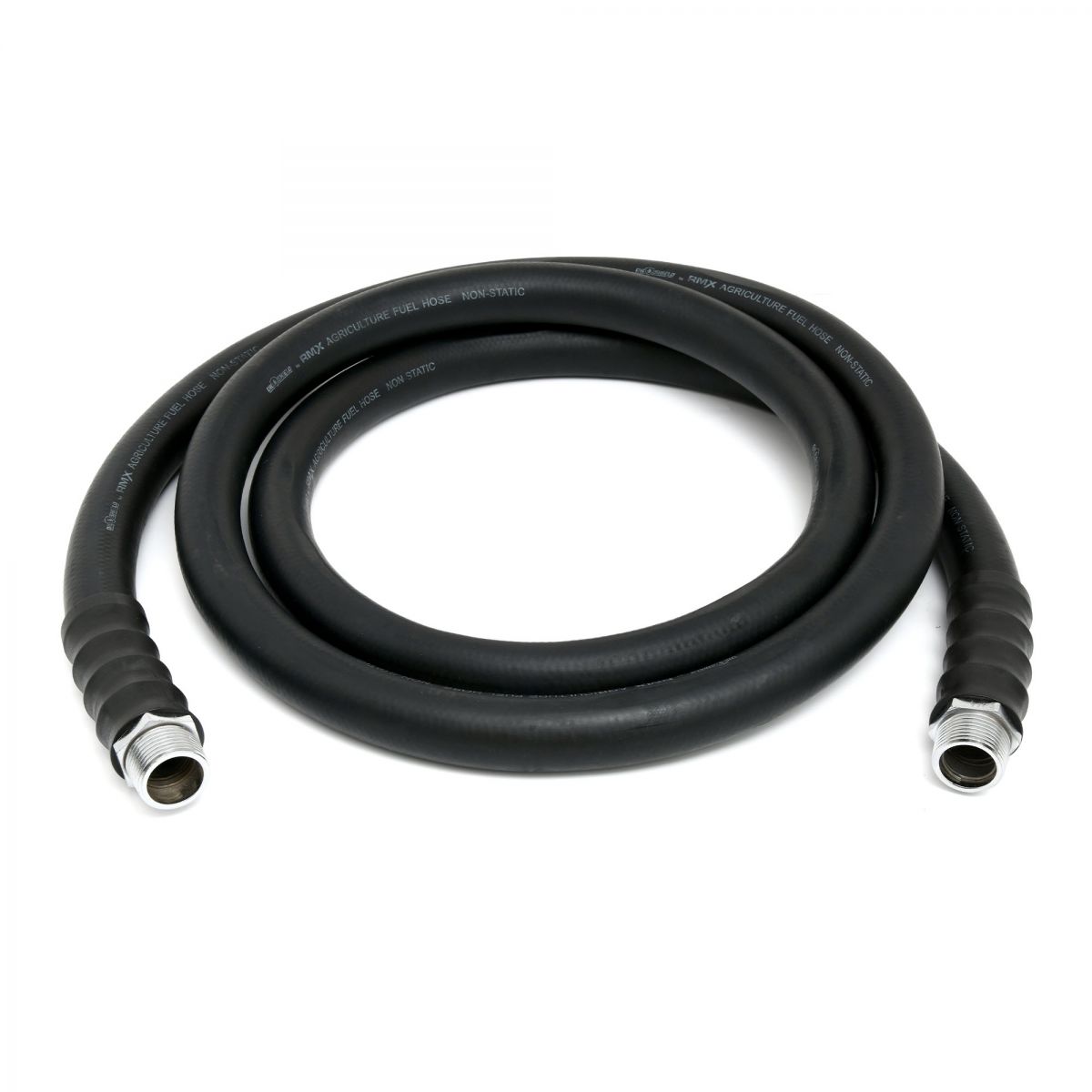 OilShield 1" Rubber Farm Fuel Transfer Hose with Static Wire