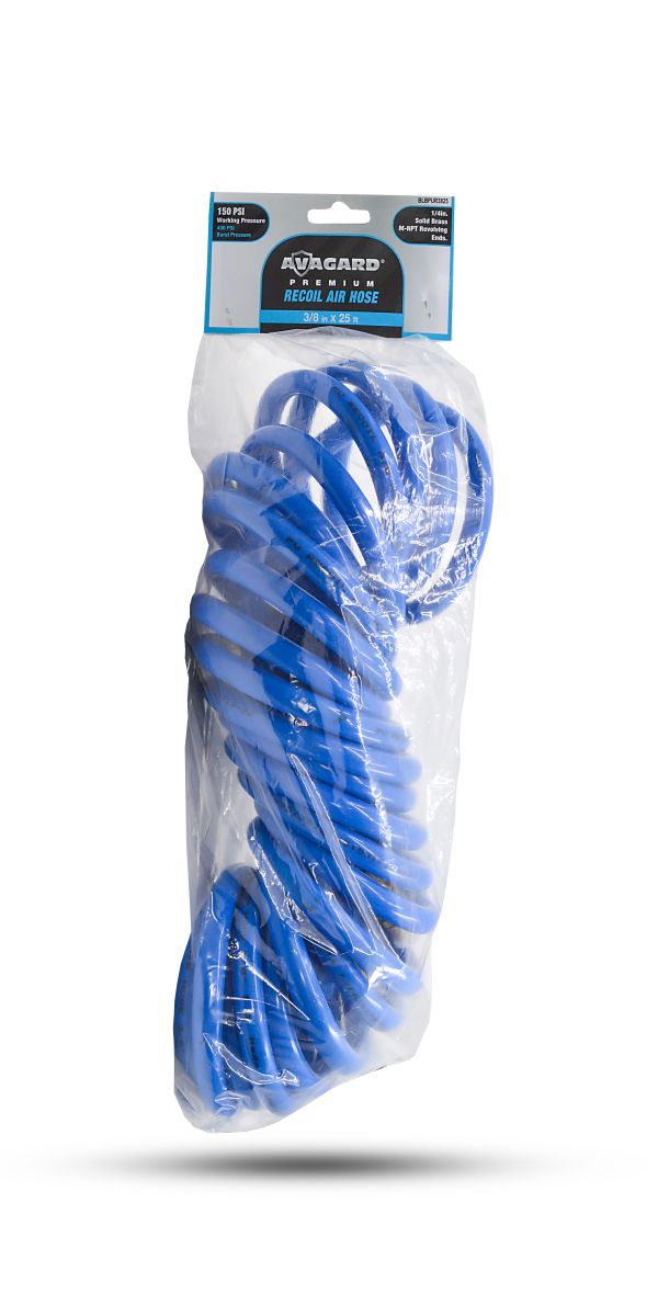 Avagard 3/8" x 25' PU Recoil Air Hose