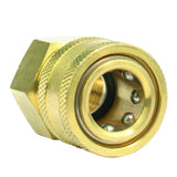 1/4 In Quick-Disconnect Socket X 1/4 In FPT Pressure Washer Adapter