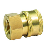 1/4 In Quick-Disconnect Socket X 1/4 In FPT Pressure Washer Adapter