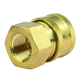 1/4 In Quick-Disconnect Socket X 1/4 In FPT Pressure Washer Adapter