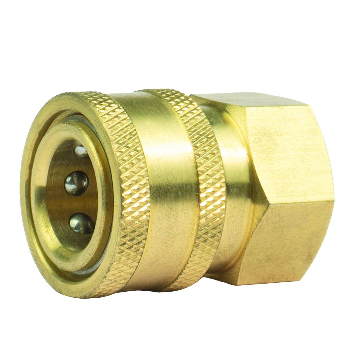 1/4 In Quick-Disconnect Socket X 1/4 In FPT Pressure Washer Adapter
