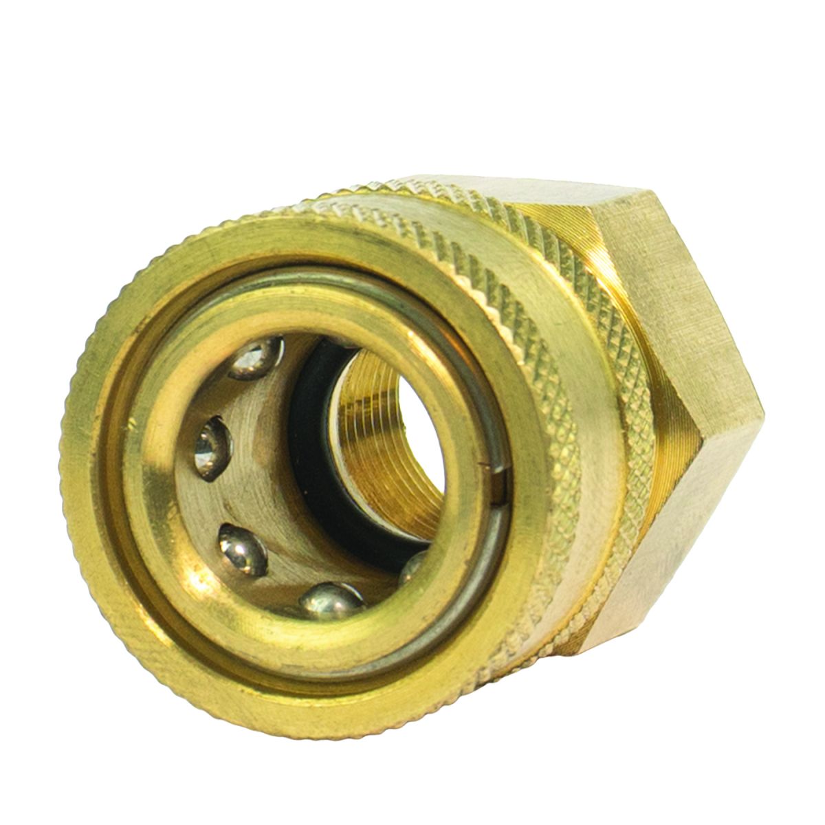 1/4 In Quick-Disconnect Socket X 1/4 In FPT Pressure Washer Adapter