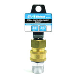 3/8" Quick Disconnect Male Plug X 3/8" Female Pipe Thread Pressure Washer Adapter