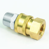 3/8" Quick Disconnect Male Plug X 3/8" Female Pipe Thread Pressure Washer Adapter