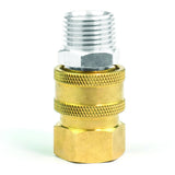 3/8" Quick Disconnect Male Plug X 3/8" Female Pipe Thread Pressure Washer Adapter