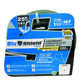 Blu Shield Rubber Pressure Washer Hose Assembly 1/4" w/ M22 Fittings Non Marking (3000:12000 PSI)