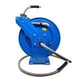 Blu Shield Rubber Pressure Washing Hose Reel 3/8" X 50' (Dual Arm)with 6' Lead-in-Hose