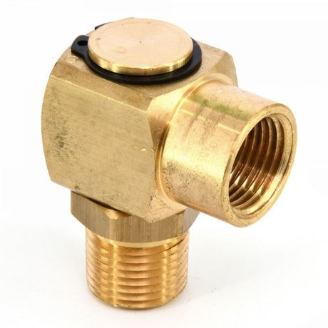 Brass Part 3/8" F NPT X 1/2" M NPT for Air Hose Reel